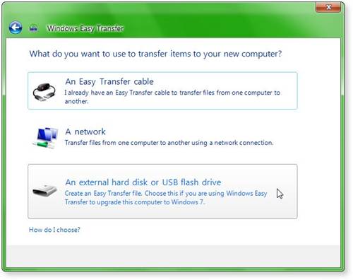 Chuyển file và các thiết lập từ Windows 7, sang Vista, XP và ngược lại Chuyển file và các thiết lập từ Windows 7, sang Vista, XP và ngược lại